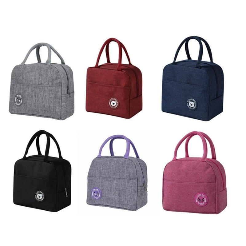 Bolsa Térmica Com Bolso Externo Para Marmita Viagem DAFUSHOP