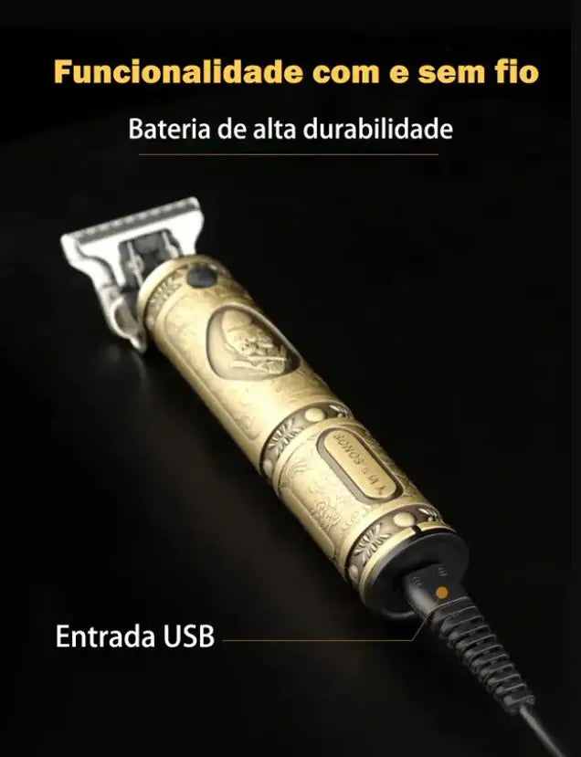 Máquina de Acabamento de Barbeador Corta Cabelo Cabelo Barbeiro - Entrega Rápida em Todo o Brasil