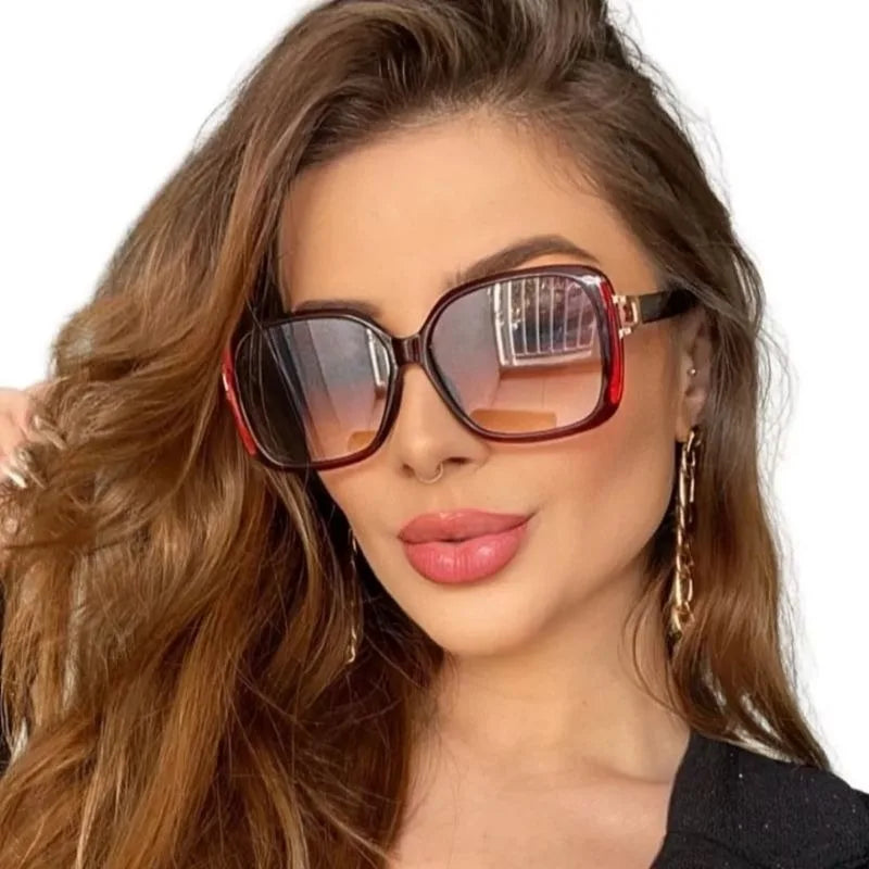 Óculos Viale Original Square Women Sunglasses-Fashion, Style and Quality Guaranteed Shipping to all Brazil